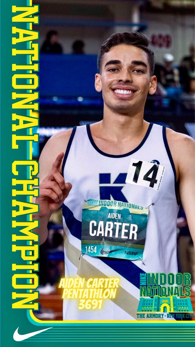 CartersNote's tweet image. Wow! @dashcarter5 wins the 2023 Nike Indoor National Championship🏆

👀NYC Nike Billboard on W. 34th St &amp;amp; 7th🗽

Thank you to all the coaches, teammates, friends and family🙏🏽

🇺🇸 All-American
🥇National Champ
✌🏽S/O @TweetingTrack &amp;amp; @nikenyc
👊🏽 @KindersportTN
🦆Go Ducks @oregontf
