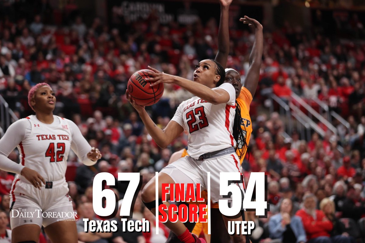 The Daily Toreador on Twitter "Tech women’s basketball picks up its