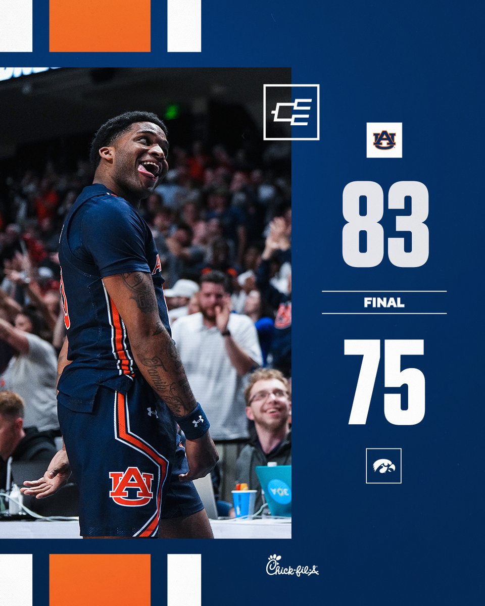 Round 1 W!!! 

#WarEagle | <a href="/ChickfilA/">Chick-fil-A, Inc.</a>