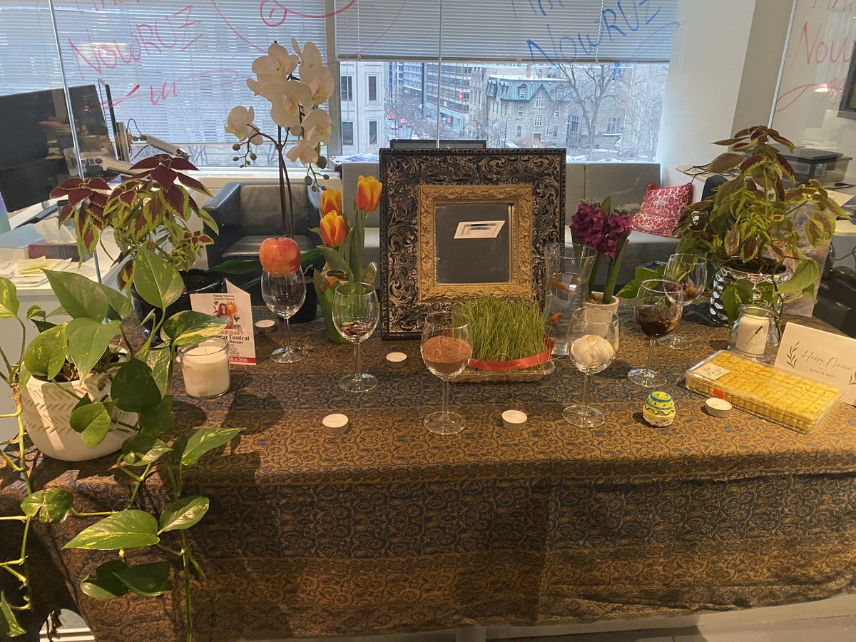 MaazounW's tweet photo. Today, I had the opportunity to celebrate the #Nowruz with @BusPasInc team. Our Iranian teammate did an amazing job to show us how this day is beautiful and great! Very proud to be part of this amazing #team of #innovation and #AI https://t.co/QwnSo18Unl