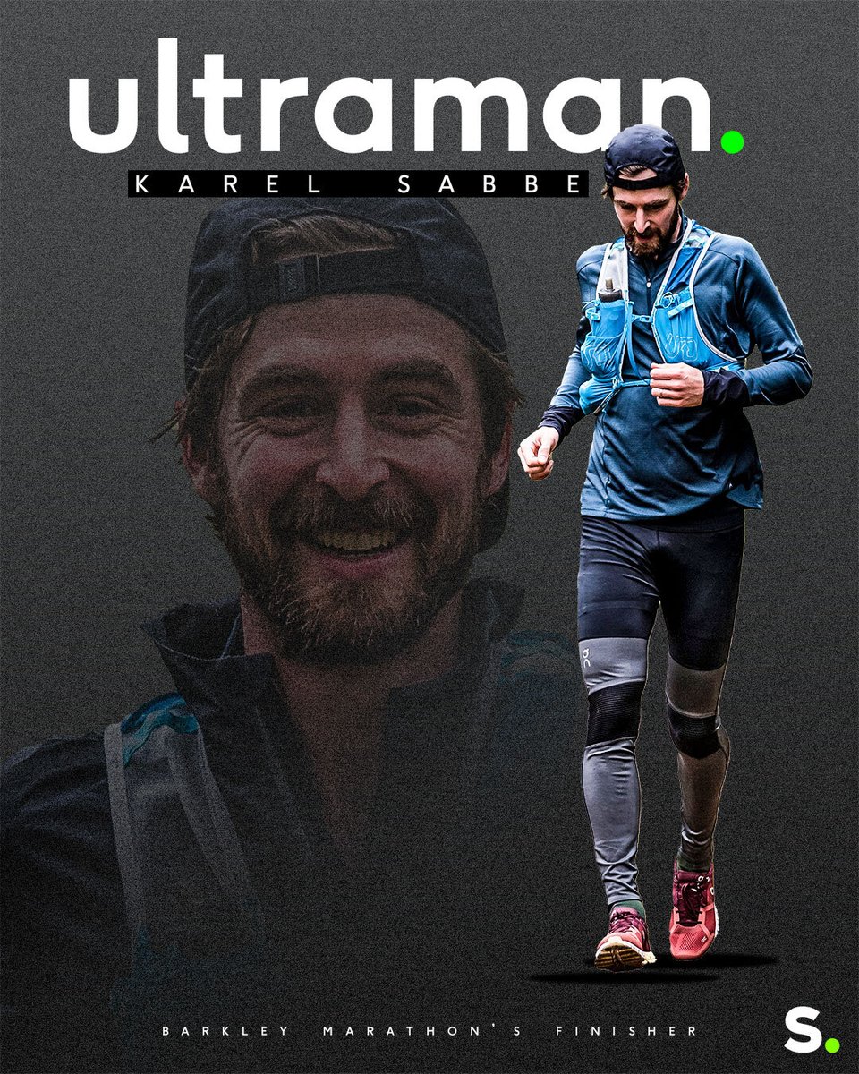 Karel Sabbe schrijft geschiedenis! Hij loopt de onmenselijk zware Barkley Marathons uit als eerste Belg ooit. 

Lees alles over zijn fenomenale prestatie: sporza.be/nl/artikels/li… 
#BarkleyMarathons #BM100 #KarelSabbe