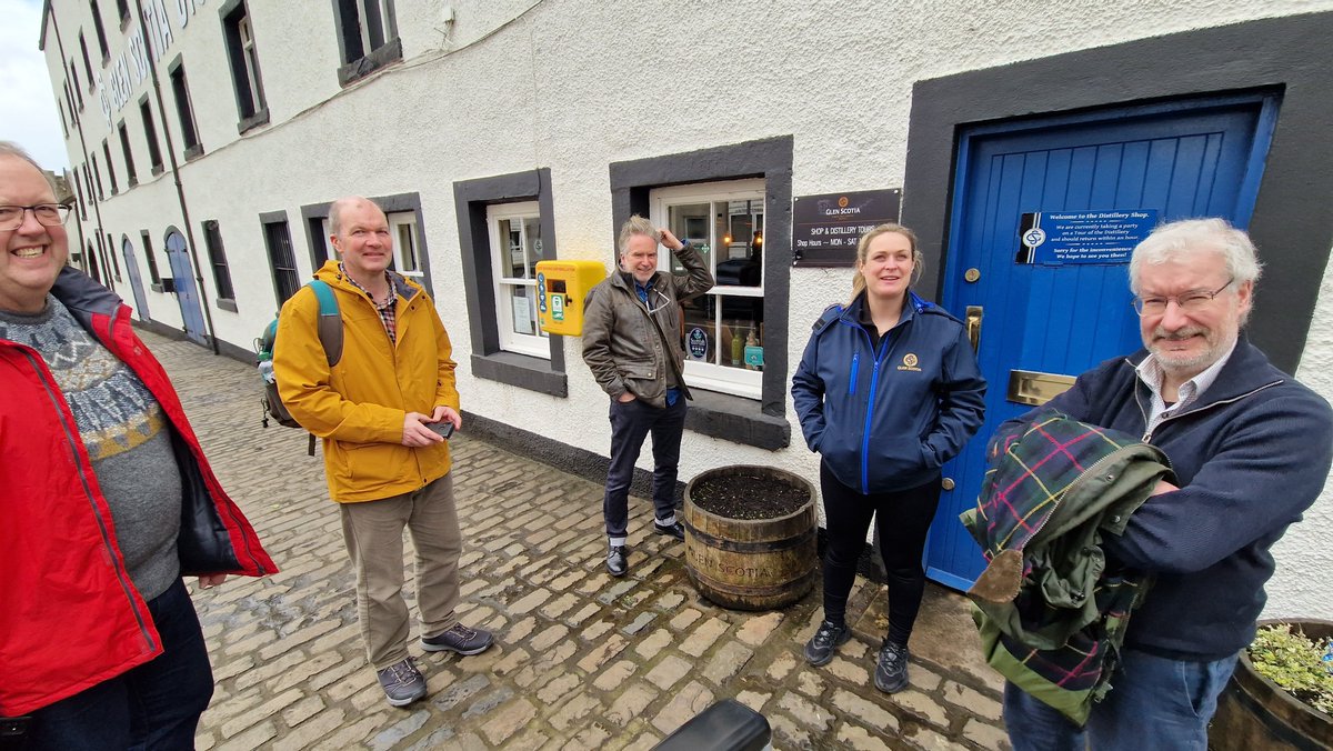 Four favourite pics from Thursday at <a href="/GlenScotiaMalts/">Glen Scotia</a> Distillery in #Campbeltown with the amazing <a href="/Iainmca67/">Iain J McAlister</a> and my travelling friends Dave, Ewan and David (16/3) #whisky #whiskyopolis 😃🥃👍