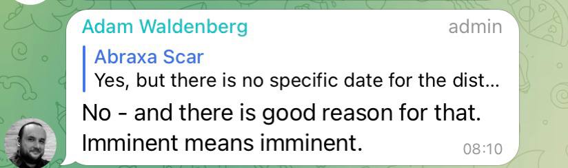 dowson1111's tweet image. #UNIGRID #shitdenberg 
2022: SOON, VERY VERY SOON
JAN 2023: IMMINENT MEANS IMMINENT
two month later: around the corner (TRY to stay focus LOL）
🤡🤡🤣💩 finest CLOWN in its existence.