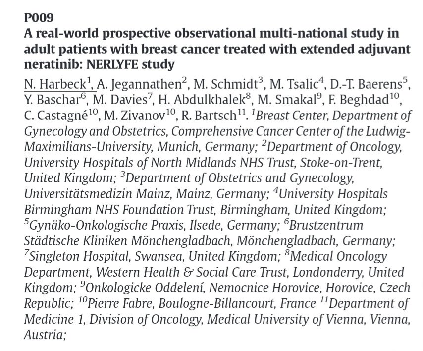 Good to see WHSCT cancer centre clinical trial contribution to NERLYFE abstract (P009) at St Gallen breast cancer conference 2023
@WesternHSCTrust