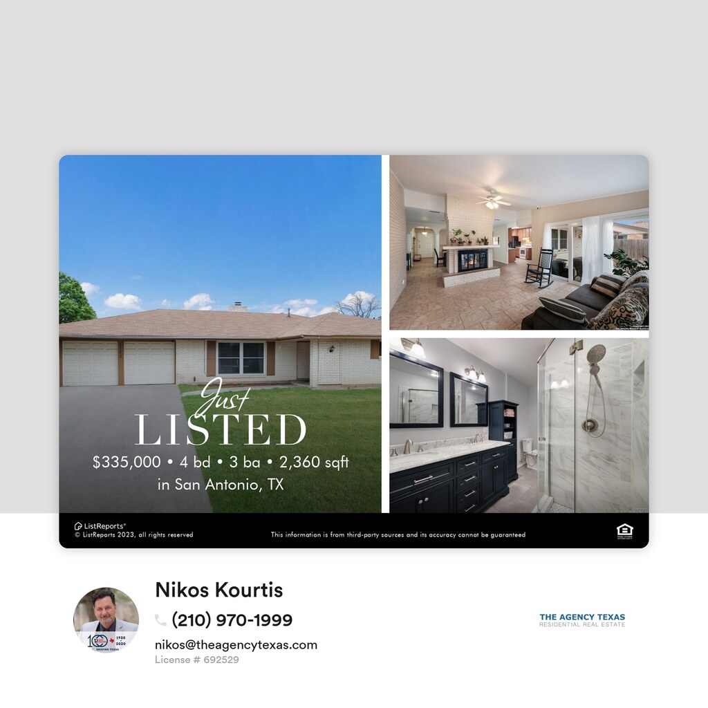 NikosTXrealtor's tweet photo. I'm delighted to bring this 4-bd, 3-ba property in San Antonio to market! Click on the image or contact me directly if you have any questions or would like to learn more about the listing details.
#newlisting #newlistings #newlistingsalert #comingso… https://t.co/QmQzyELFWn https://t.co/0d3hb0AihE