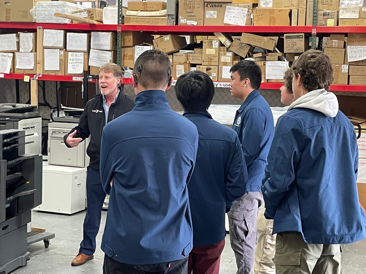 C3TechServices's tweet photo. We were thrilled to have Newport Mesa High School visit C3 for career day to see what career paths are available in the tech space. The students met with our operations, sales and IT team and even got to see live demos! https://t.co/iIcaJDUejA