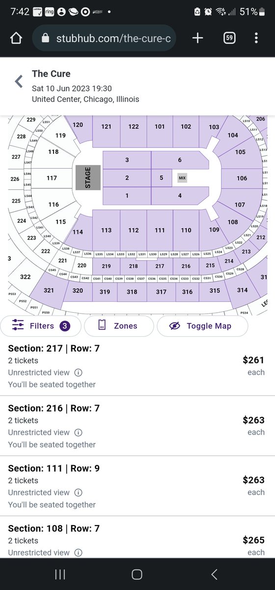 ALYVAIR's tweet photo. @RobertSmith Many of us didn't even get off the wait-list yet StubHub, a legitimate site, is sitting on mountains of our "verified fans " tickets long before general sales...how did this happen?!?
😡 https://t.co/frAgrlyTTM