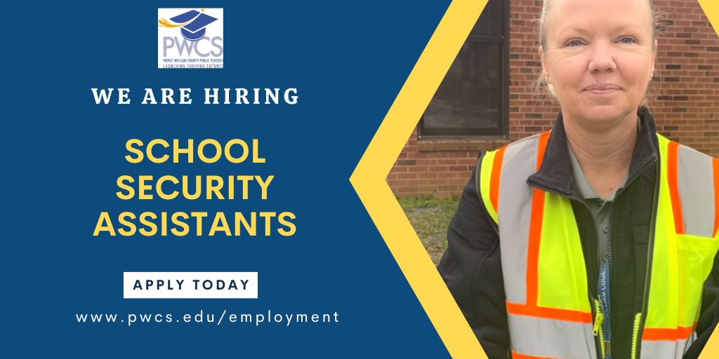 PWCS on Twitter "Do you have? • Security experience • High school diploma or GED This might be