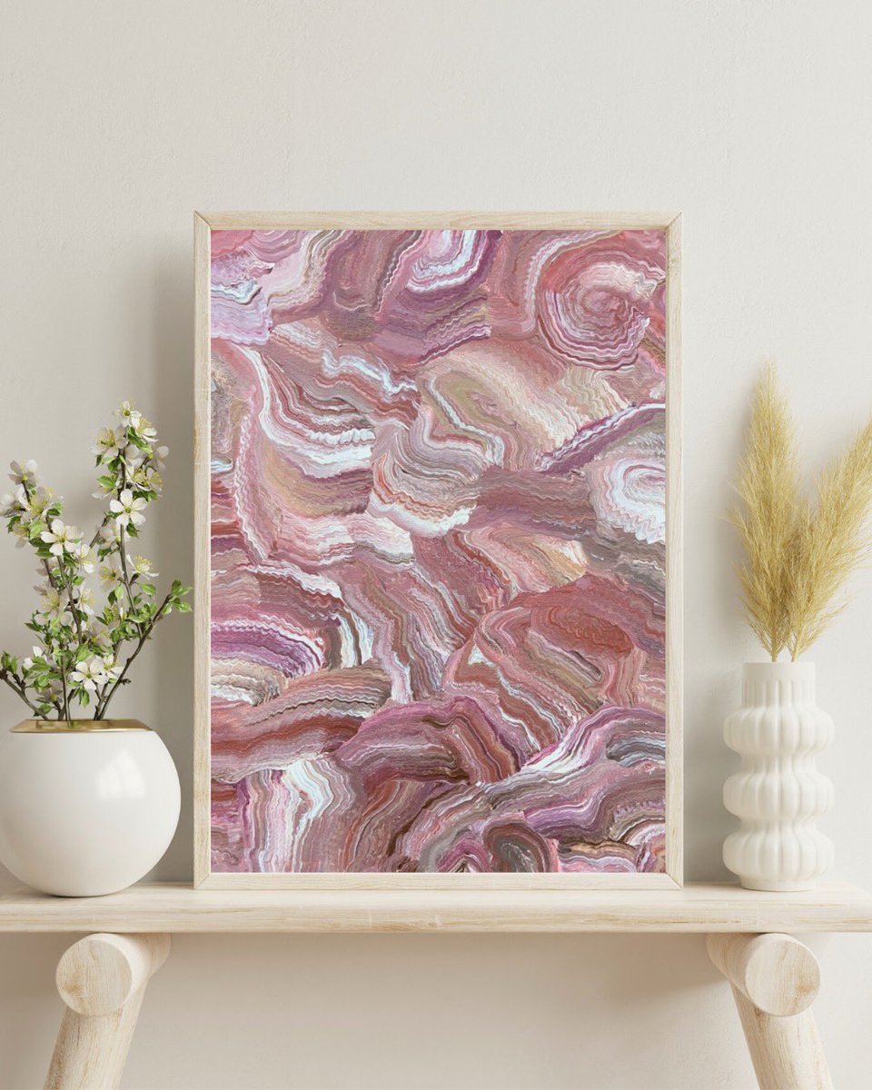 Trying different mock-ups. My pieces are available as originals or prints on my Etsy shop: By Nora Jayne #art #painting #walldecor #apartmentdecor #acrylicpaintings #trippyart