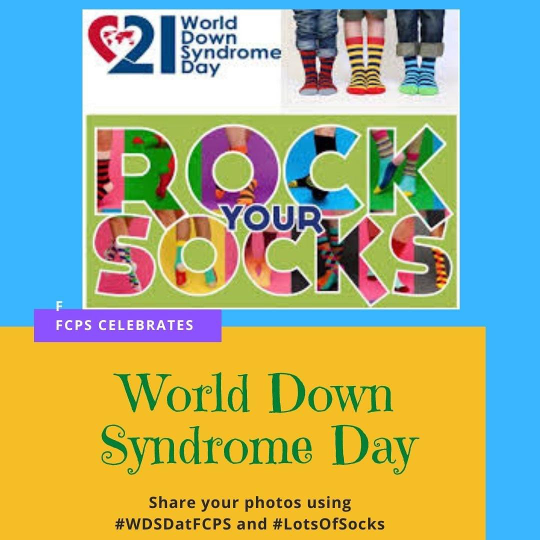 💛 💙World Down Syndrome Day will be here soon.  March 21, marks international awareness of the gifts  &amp; strengths, as well as ambitions, hopes &amp; dreams of individuals with the genetic disorder that impacts 1 in 1,000 live births worldwide.  #WDSD #unityindiversity <a href="/FCPSMaryland/">FCPS-MD</a>