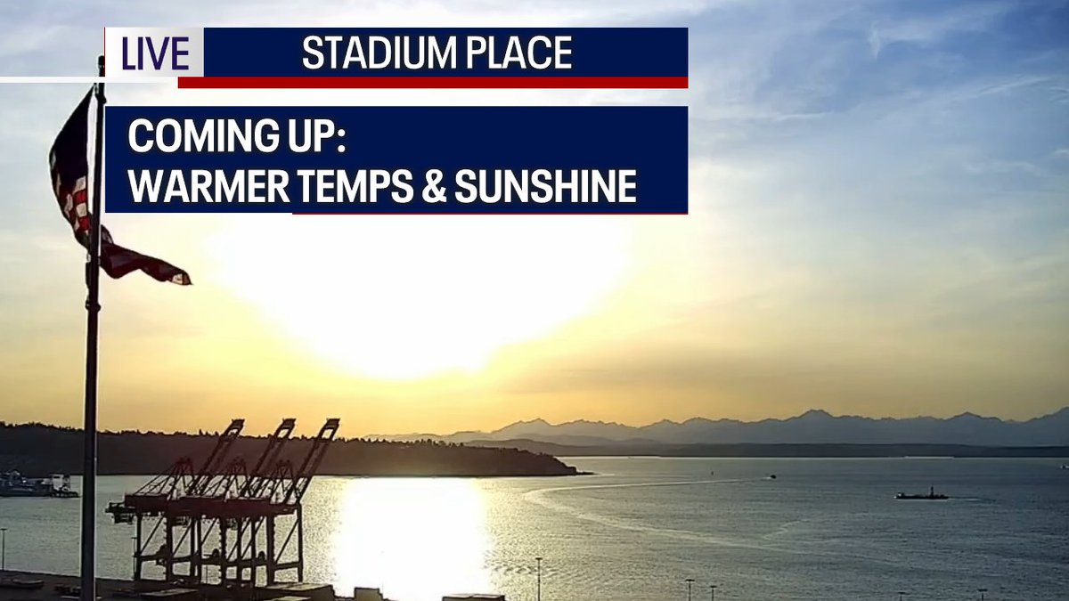 ErinMayovsky's tweet photo. Check out our #StadiumPlace cam taking in the hour of sunshine! Our sunset this evening is 7:16pm. Enjoy! #FOX13 https://t.co/rC9NHD5AG4