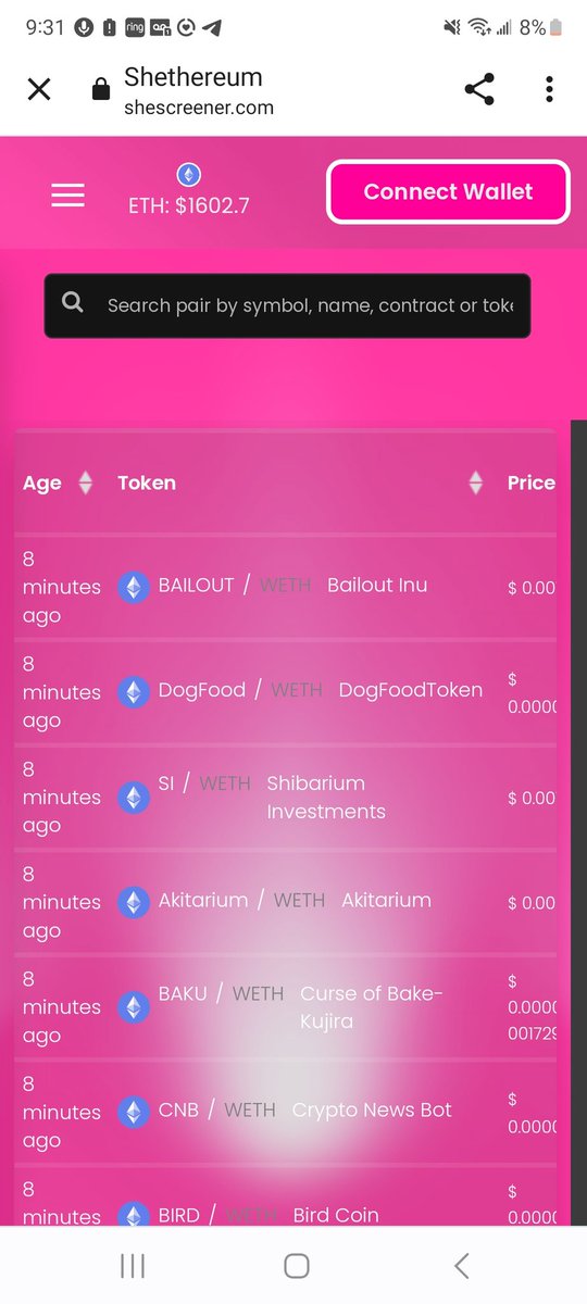 jetboatlife310's tweet photo. @iambroots Live pairs on SHESCREENER #Shethereum $sheth https://t.co/ltlokWfdHd