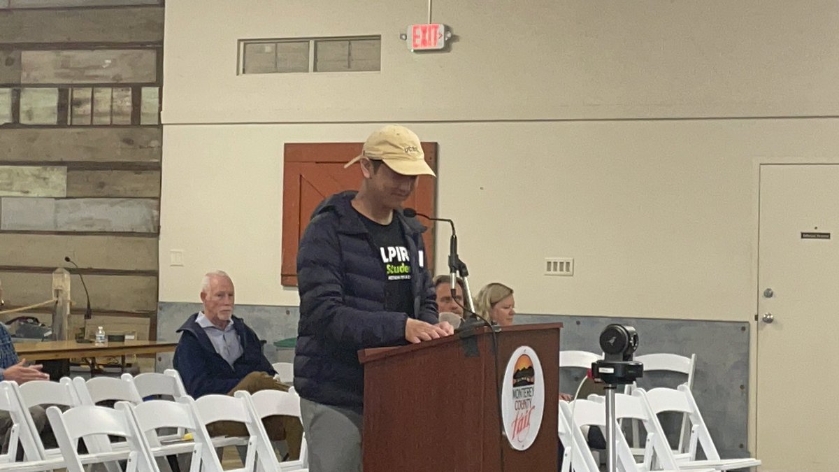 LiwanagOri's tweet photo. .@CALPIRGStudent was in Monterey today at the Fish and Game Commission meeting on MPAs! Young people across the state agree, we need to strengthen our network of MPAs 🦦🌊🦀 #ProtectOurOceans @EnvCalifornia 

@GavinNewsom @WadeCrowfoot https://t.co/RIQ1Nhwpf6