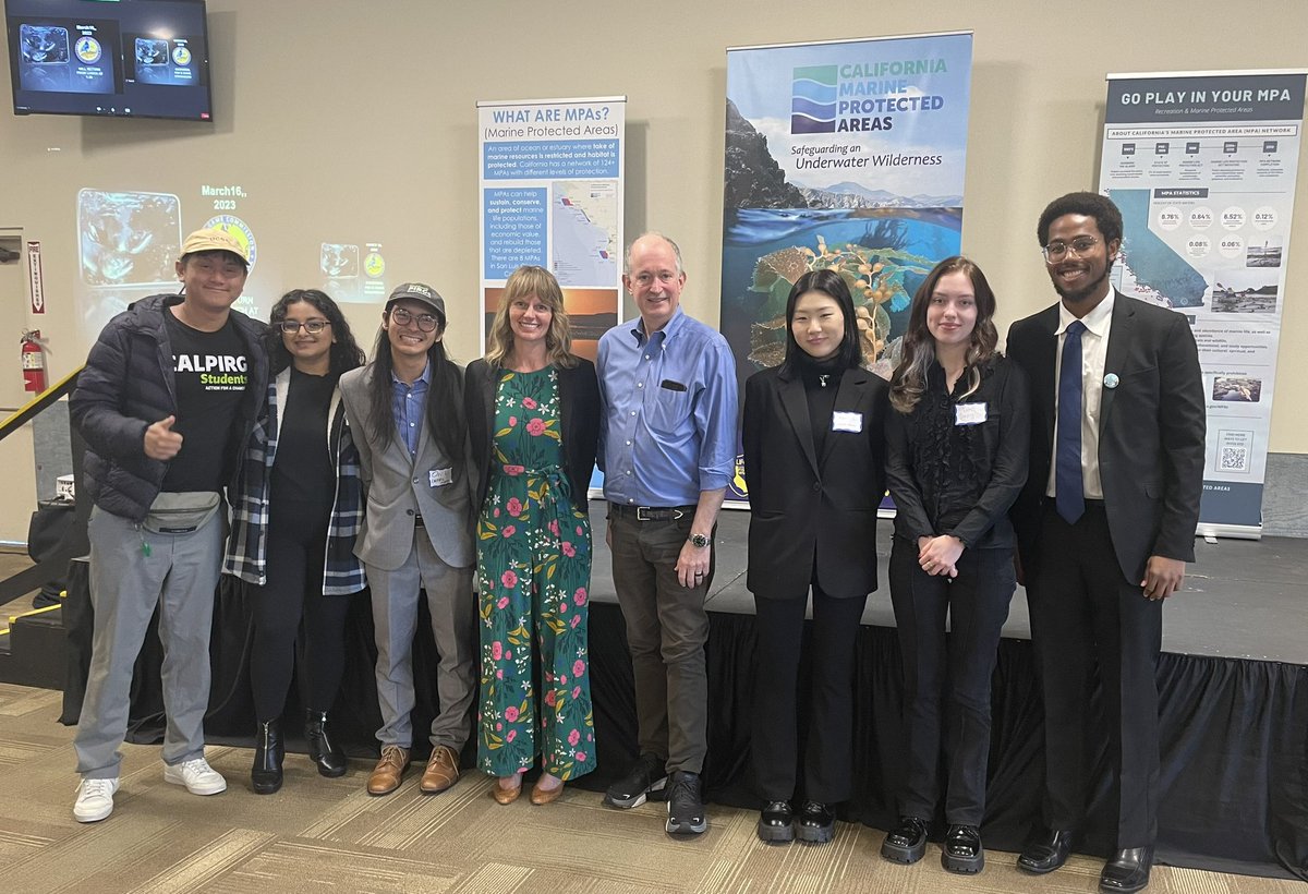 LiwanagOri's tweet photo. .@CALPIRGStudent was in Monterey today at the Fish and Game Commission meeting on MPAs! Young people across the state agree, we need to strengthen our network of MPAs 🦦🌊🦀 #ProtectOurOceans @EnvCalifornia 

@GavinNewsom @WadeCrowfoot https://t.co/RIQ1Nhwpf6