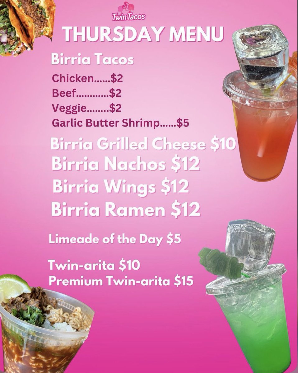 ChelseaMadeIt_'s tweet photo. Pull up on us this Friday for ST Pattys 🍀

.
.

#birriatacos #birriatacosatl #nationaltacoday #tacosatl #tacosatlanta #birriatacosatlanta #blackownedbusiness #atlfood #atlfoodies #atlfoodblogger #mexicanfood #mexicanfoodatlanta #pinktacos #stparticksday #stpatricksdayatl https://t.co/OB5GYE9GBb