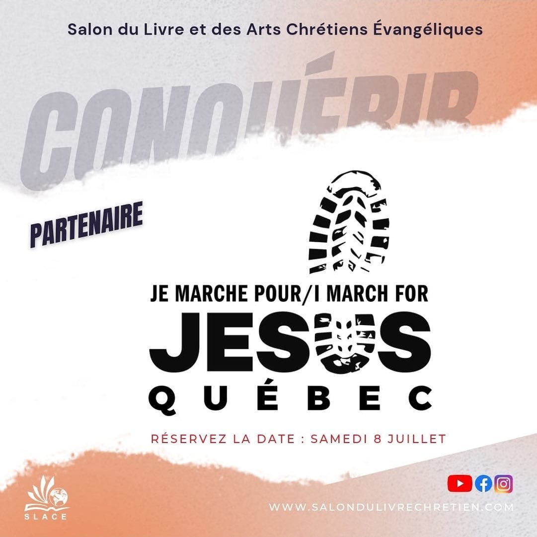 MCMirambeau's tweet photo. Le 10 juin 2023...Une journée de découvertes et de surprises... Nous vous attendons....

#JemarchepourJesus #Salondulivrechretien #artschretiens #livre #livrechretien #auteurschretiens #ouvrageschretiens #poesiechretienne #inspiration #Quebec #Montreal #MTL #SLACE #conquerir https://t.co/YbReMEi90x