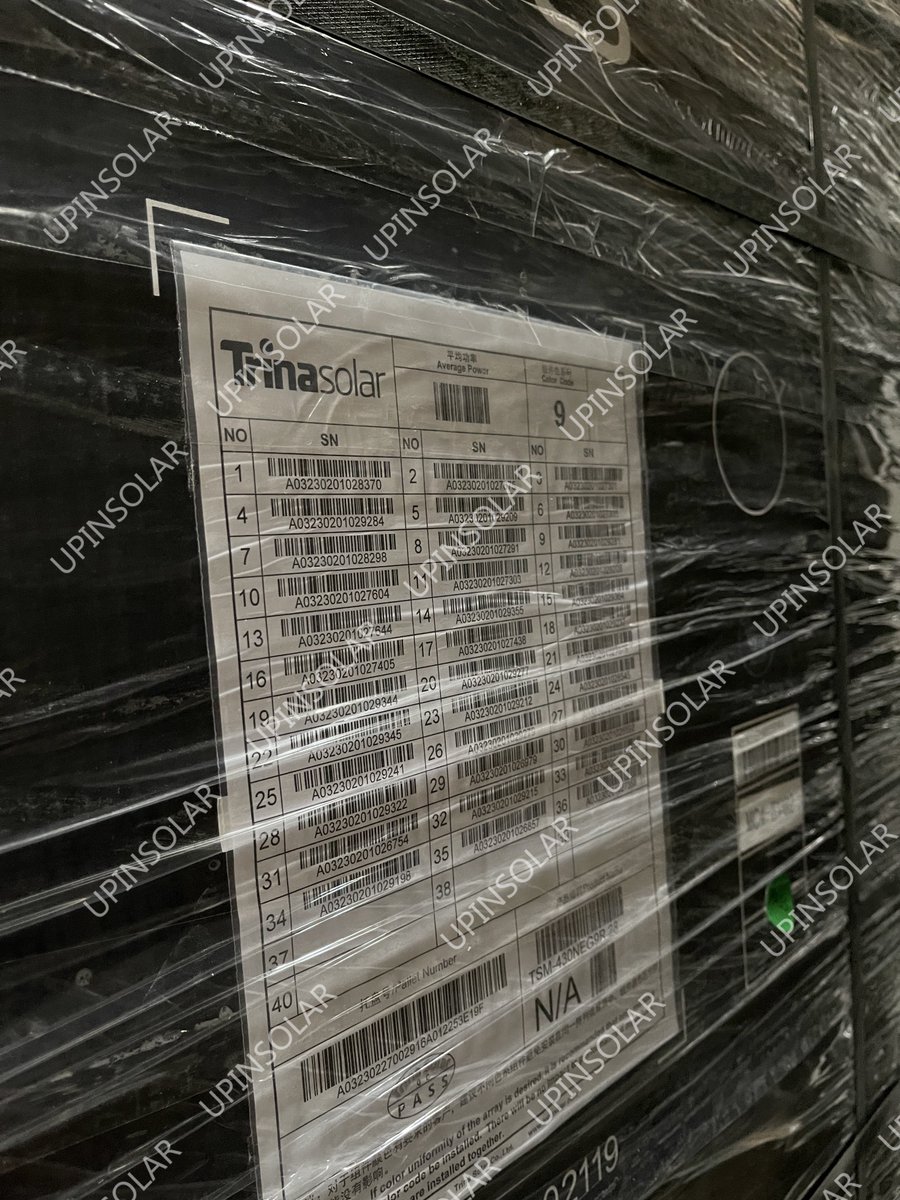 EmilyYe43046150's tweet photo. Trina #TSM-#NEG9R.28 430wp #Topton dual glass black frame solar panels in stock now,only have 2 pallets.
Welcome to contact with us😊
#solarpanel #solarenergy #solar #solarpanels #trina #renewableenergy #solarsystem #greenenergy #trinasolar #vertex #solarpv #dualglass https://t.co/LeyWzN2rpe