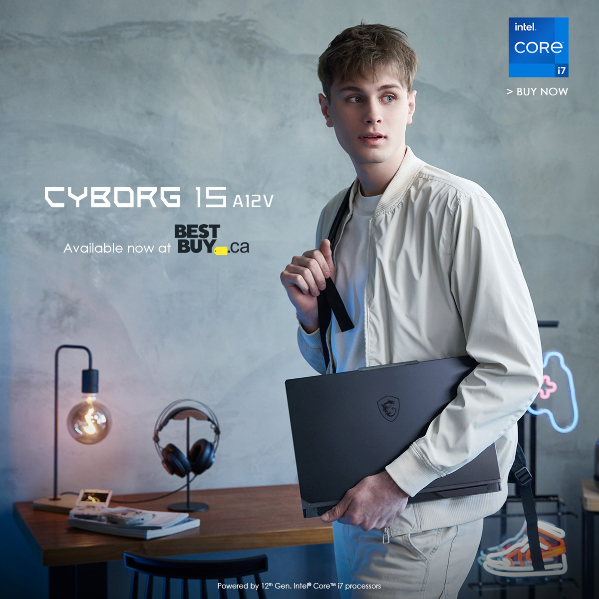 MSICanada's tweet photo. Introducing the all new futuristic mechanized exterior design - Cyber 15 A12V.
Built to be the most ground breaking #MSI gaming laptop.
Available only at @BestBuyCanada
Cyborg 15 A12VF-055CA - https://t.co/uo2quEmCMZ
Cyborg 15 A12VE-056CA - https://t.co/UhA5iumdu4
#Cyborg15 https://t.co/jq37zdNC8h
