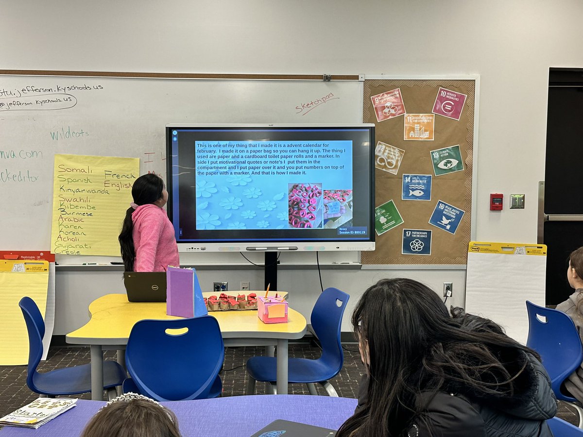 Amy_BakerLMS's tweet photo. The #geniushour presentations began today with the 5th grade enrichment Ss. 3D designed grappling hook, Morris code, upcycling & Greek mythology. #alwaysamazed @WilkersonElem #jcpslibraries @JCPS_LMS #jcpsdigin @JCPSDigIn @geniushour #moretocome https://t.co/FNlPlXhmMX
