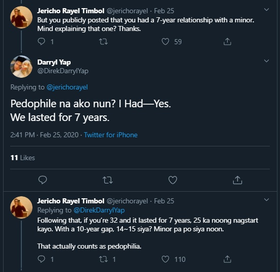 malebag1999's tweet photo. @ruminarist How can you sue anyone for libel when you yourself admitted publicly that you had a relationship with a minor and such relationship lasted for 7 years? Isn't that pedophilia even if the minor gave his consent?

So, there's no reputation to tarnish, you pervert! https://t.co/ARIpihGYeX