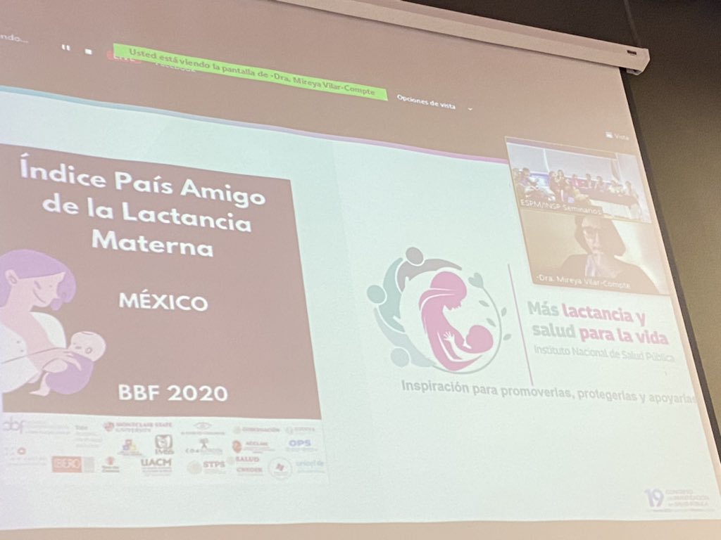 En la presentación de la Iniciativa “Más lactancia y más salud para la vida”. Felicidades <a href="/inspmx/">INSP México</a> <a href="/IvonneRamirezS/">Ivonne Ramirez Silva</a> por el liderazgo y a los ponentes por hacer el llamado urgente a implementar propuestas intersectoriales para mejorar los índices de LM @Mvilar213 <a href="/rperezescamilla/">Rafael Perez-Escamilla</a>