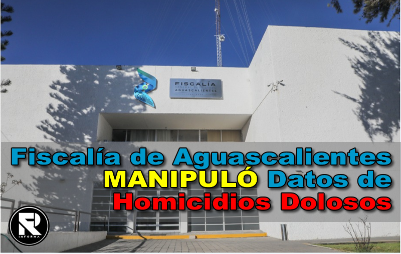RFInforma's tweet photo. Fiscalía de Aguascalientes Manipuló Datos de Homicidios Dolosos
Por Rodolfo Franco
* Revisión a las cifras reportadas de homicidios dolosos permitió detectar que se ‘rasuran’ datos.
#RFInforma #Aguascalientes #FGE #DeInteres #Enterate
https://t.co/cQ8PaNz944 https://t.co/w5CeotsX56