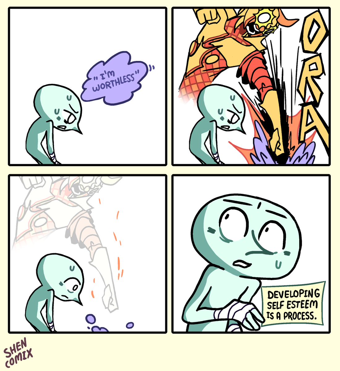 A comic about self esteem 