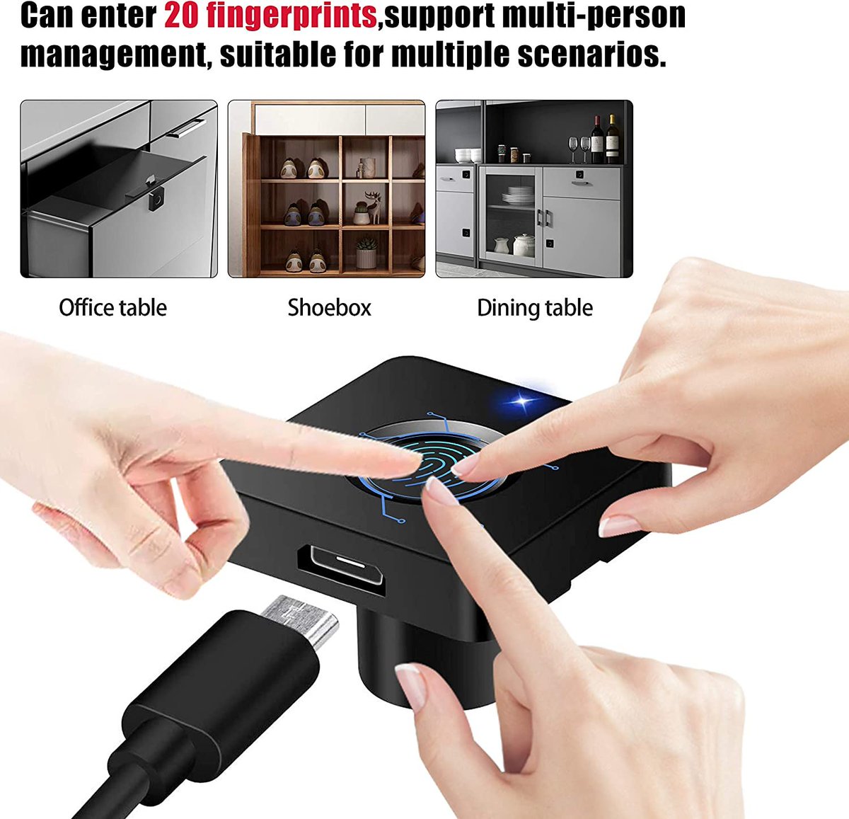 Anviexpreecom's tweet image. Smart biometric lock for hidden drawers

This is a biometric fingerprint lock designed for hidden drawers, providing keyless security for residential file storage.
#drawerlock #Security #smartlock #fingerprint 

Shop Here 
bit.ly/40e03uF