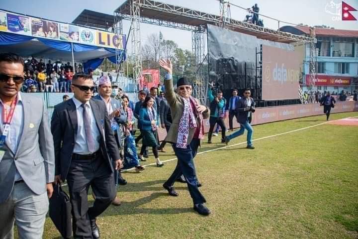 alive_aastha's tweet image. लेखेर राख्नुस्, प्रचण्डकै पालामा एउटा भव्य स्टेडियममा अन्तर्राष्ट्रिय क्रिकेटका खेल हेर्ने अवसर हामीले पाउनेछाैं ।