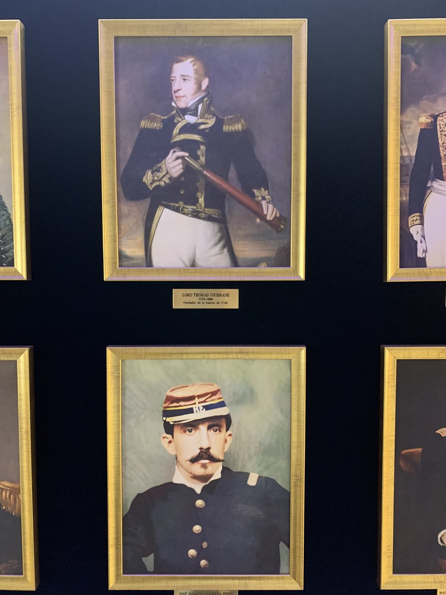 @CFCS_RUSI @AthenaLabOrg And had an incredible painting of HMS VICTORY at the Battle of Trafalgar and a portrait of Admiral Lord Cochrane, founder of the Chilean Navy on display. #RoyalNavy #maritimepower