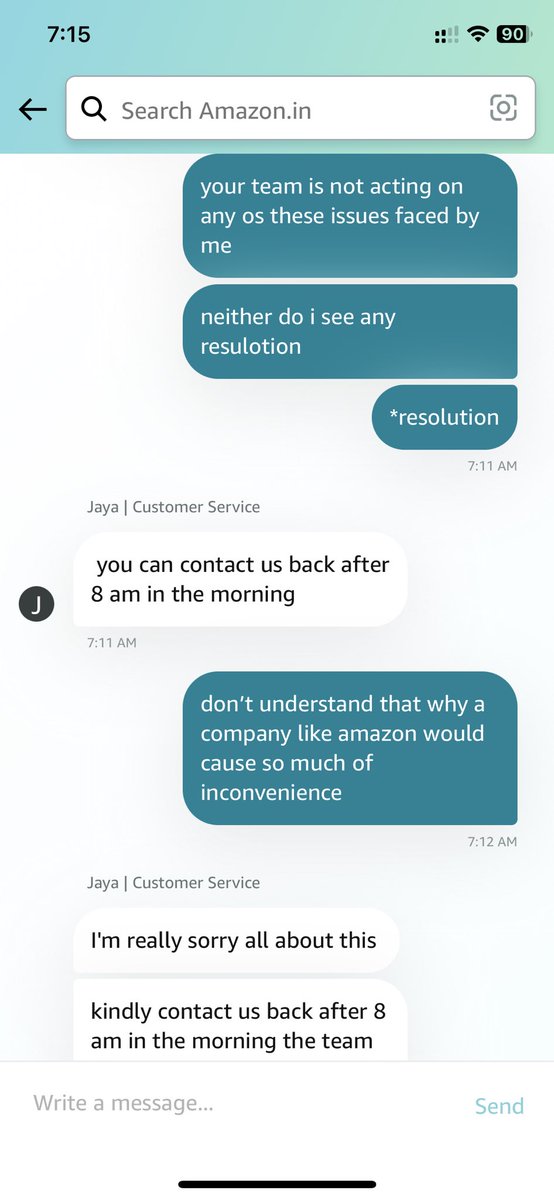 nimeel009's tweet photo. @amazonIN @JeffBezos @jagograhakjago . inspite of raising complaints theres been no resolution yet. https://t.co/sr0d2tHdCb