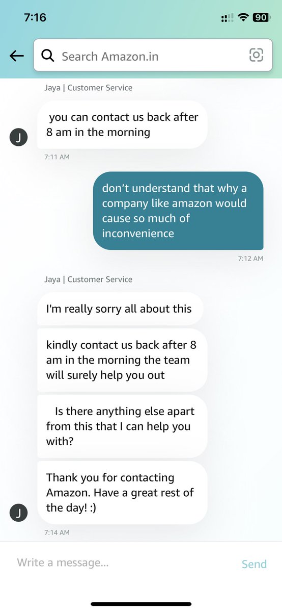 nimeel009's tweet photo. @amazonIN @JeffBezos @jagograhakjago . inspite of raising complaints theres been no resolution yet. https://t.co/sr0d2tHdCb