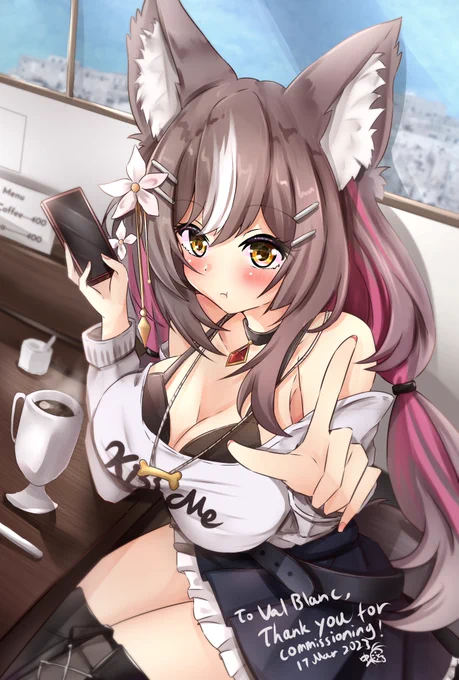 Thank you  for commissioning this art for Chisaka Airi!#Commission #イラスト 