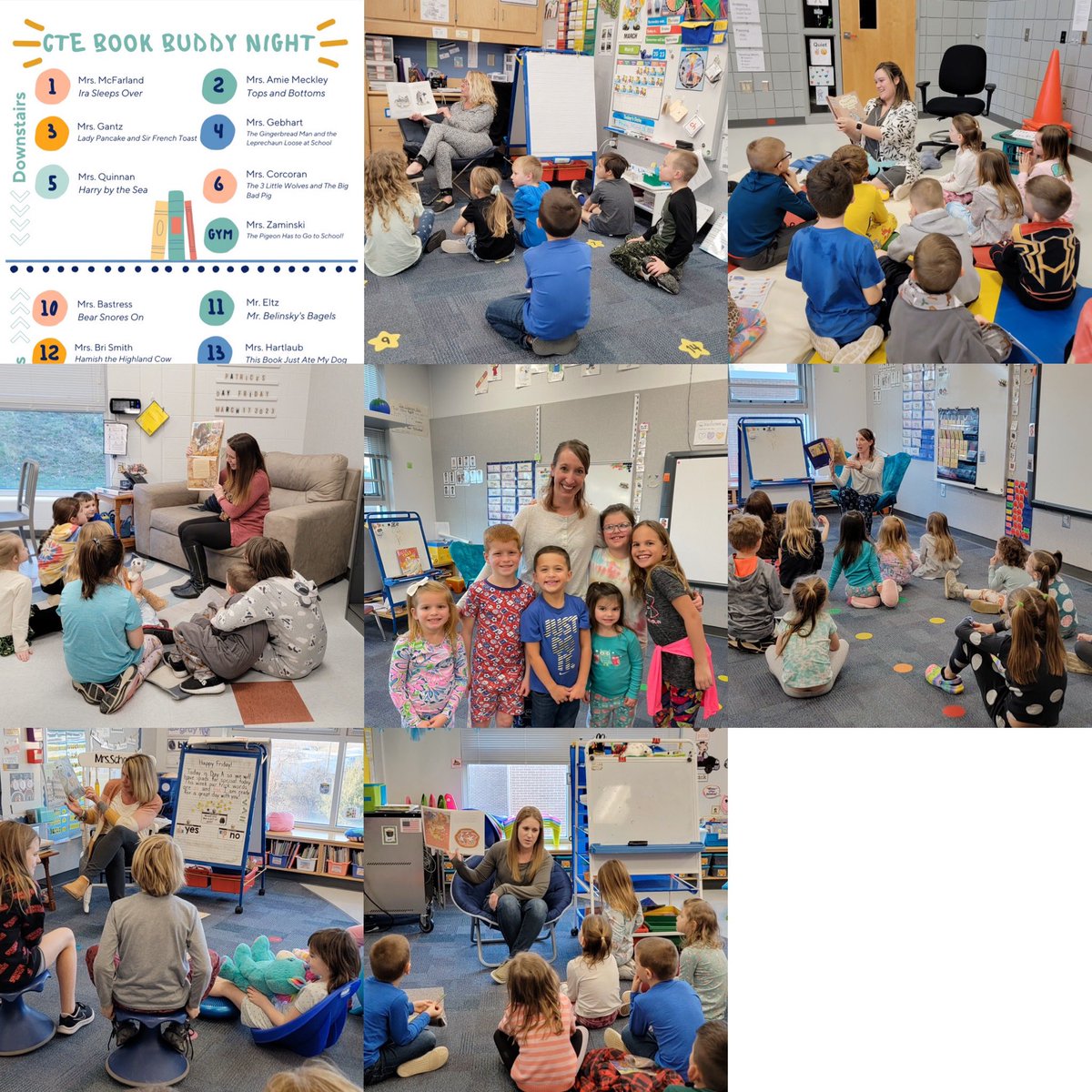 CTE17331's tweet photo. It was an amazing Book Buddy Night at CTE ♥️ Thank you to all of those who came out tonight to enjoy some fun stories! #CTEfamily https://t.co/0OSjTiVKxL