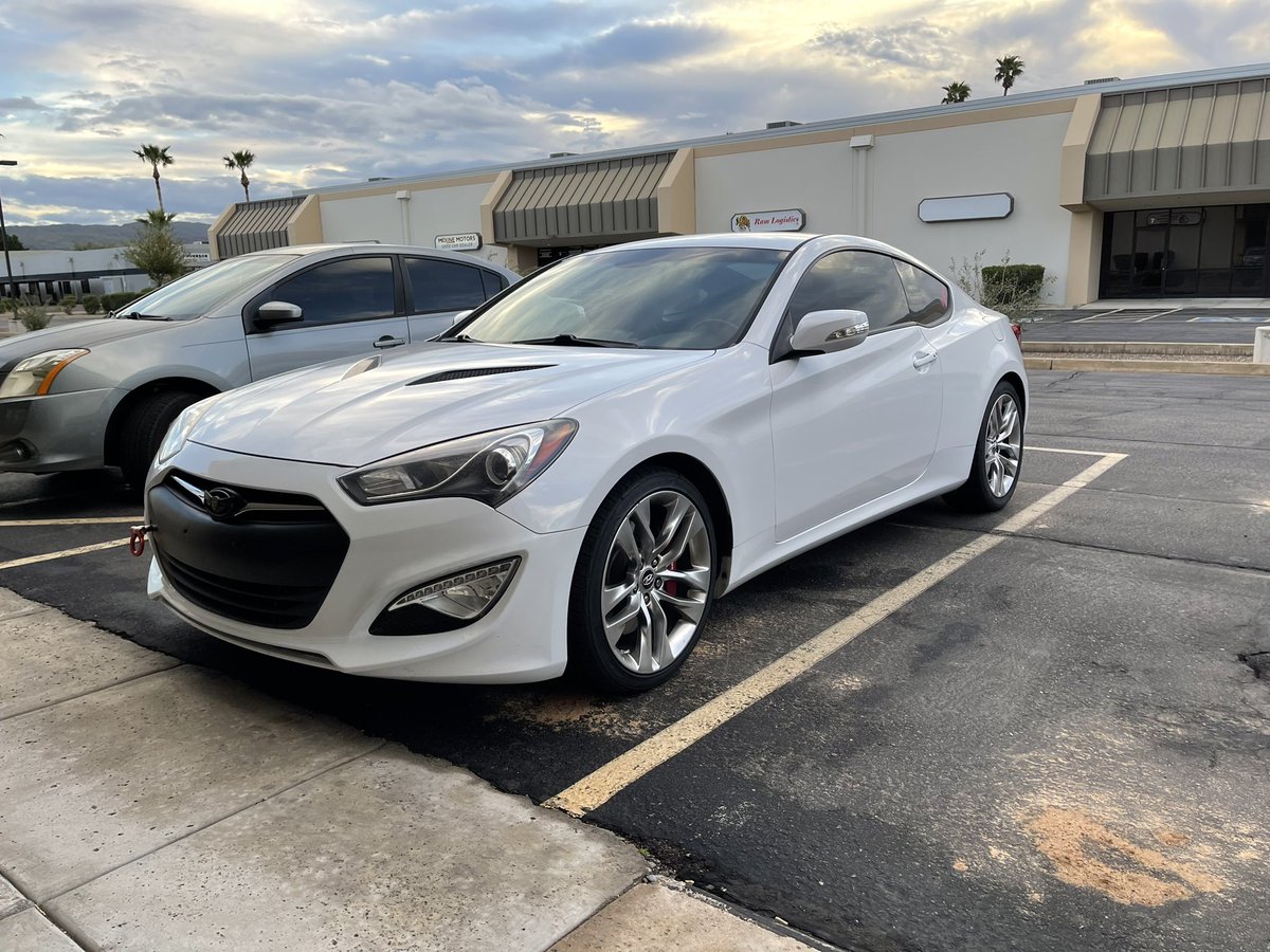 ChiefinIt's tweet photo. my new 2015 Genesis Coupe!manual transmission 3.8L V6 R-spec only 42k miles! https://t.co/uwDykGSjGc