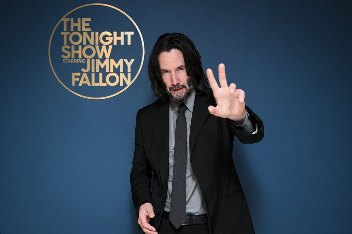 TONIGHT: Keanu Reeves is in the building to talk <a href="/JohnWickMovie/">John Wick</a>! #FallonTonight #JohnWick4