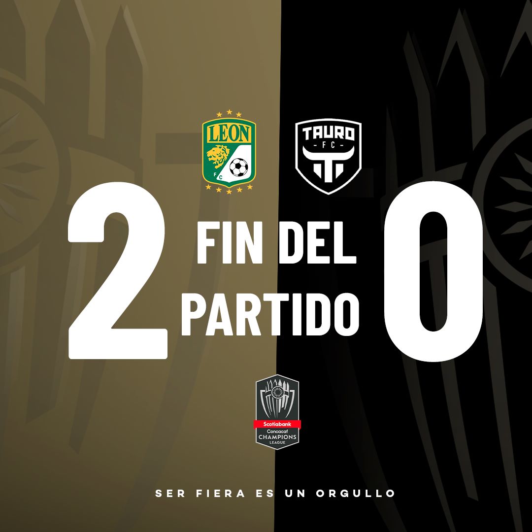 clubleonfc's tweet image. #8vos I #LEOvsTAU I @TheChampions
 
⏱️FT

¡GANÓ LA FIERA! ¡GANAMOS LOS VERDES!

🦁2-0🐂