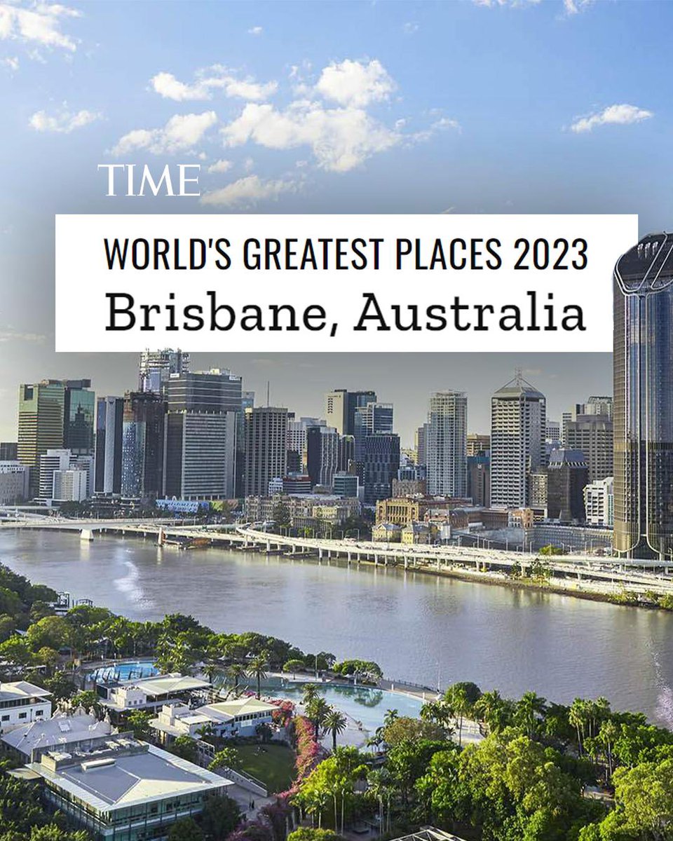 StevenJMiles's tweet photo. BREAKING: Brisbane’s been named one of the best cities in the world by Time Magazine. https://t.co/uJXw67P6VM