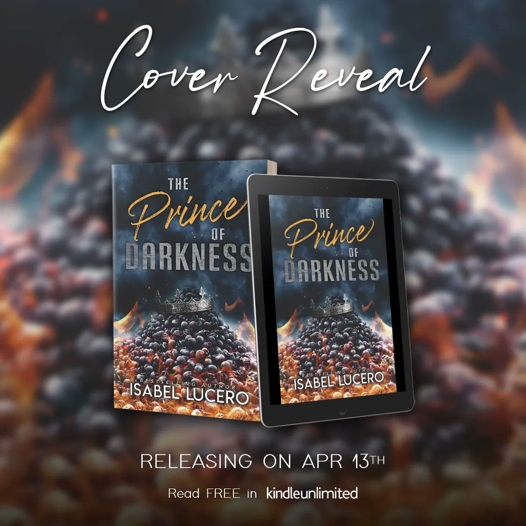 🔥🔥COVER REVEAL🔥🔥

We are thrilled to share the dazzling cover of THE PRINCE OF DARKNESS by @AuthorIsabel  coming April 13!

#PreOrderHere
buff.ly/3JJMa1R