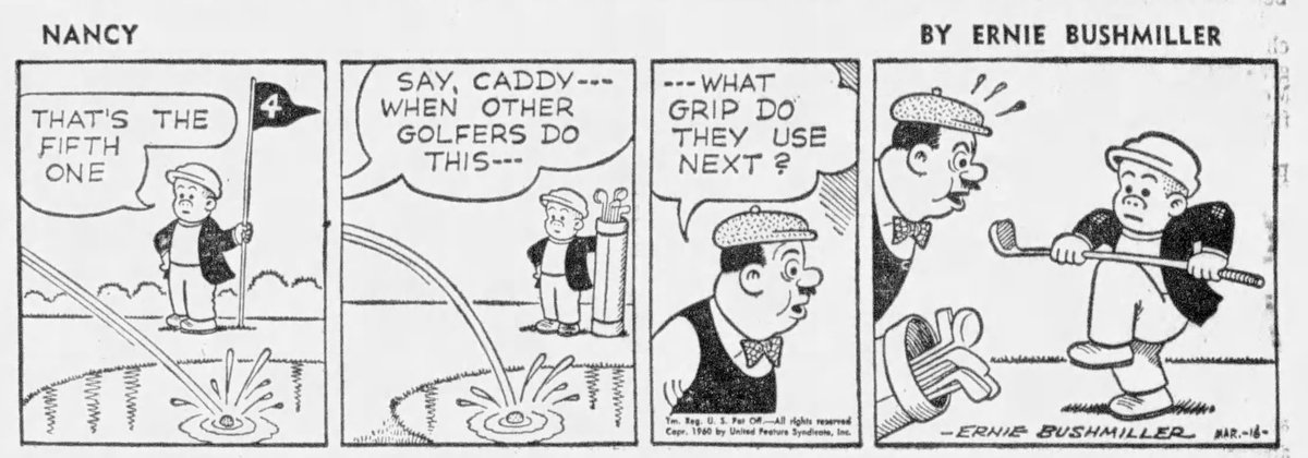 Nancy Comics by Ernie Bushmiller tweet media
