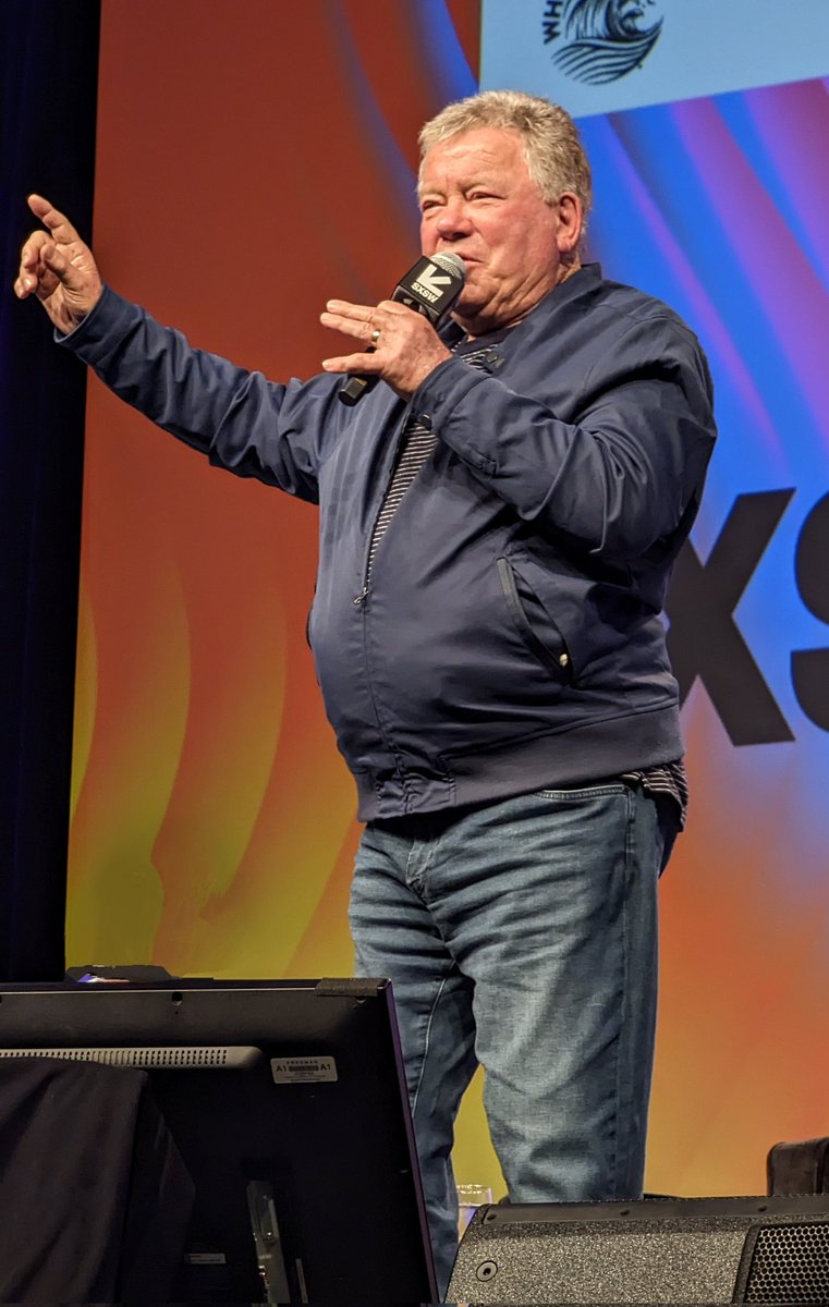 The muse, how he landed ST, the future, and giving props to the amazing #ASL interpreters! <a href="/WilliamShatner/">William Shatner</a> <a href="/sxsw/">SXSW</a>