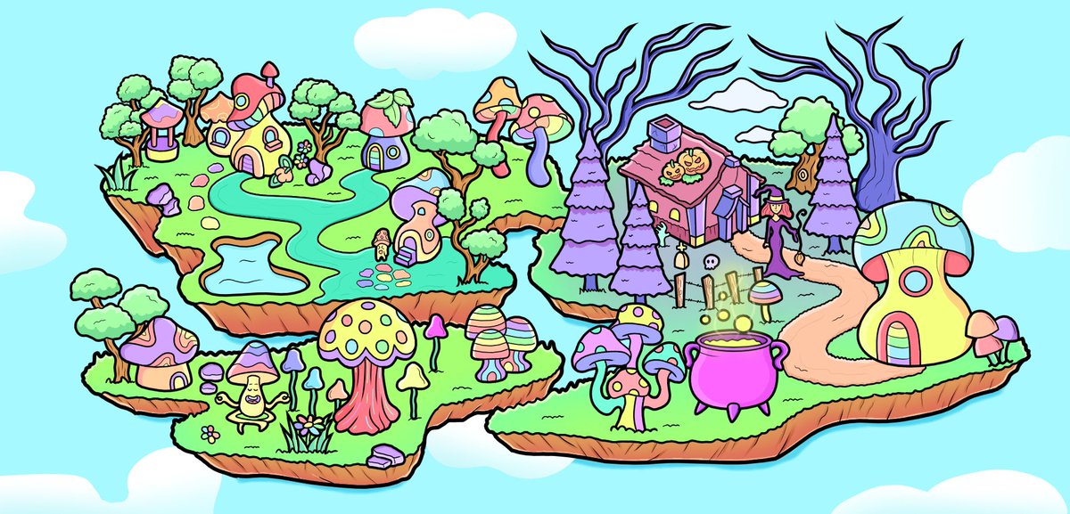 ShrooniesNFT's tweet photo. 🍄WELCOME TO THE MAGICAL WORLD OF SHROONIEVILLE!🍄

We hope you enjoy your stay ☺️🌈

https://t.co/5DqkkohoZW https://t.co/BQE8tQV8za