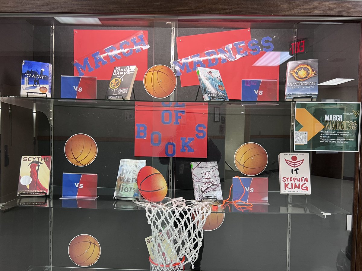 wvlmc's tweet photo. Did your favorites make it to the Elite 8? Round 2 of March Madness of Books concludes tomorrow, vote now to be sure your picks make it to the final round! #marchmadnessofbooks #eliteeight https://t.co/VFd5ixWb8m