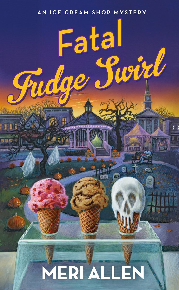 Hello, cozy mystery readers - Fatal Fudge Swirl, Book 3 of my author alter ego Meri Allen's Ice Cream Shop Mystery series, is now on Netgalley. If you like @HallmarkMovies , weddings gone wrong, #Halloween and #icecream, this is for you!