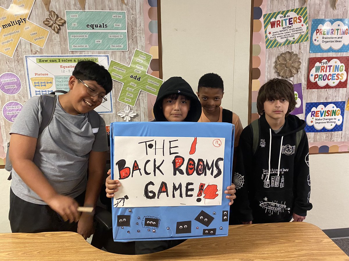 KelleeYoder's tweet photo. VIDA students have worked really hard designing and creating their own unique board games. Today we got to play them! https://t.co/QA95YsU121