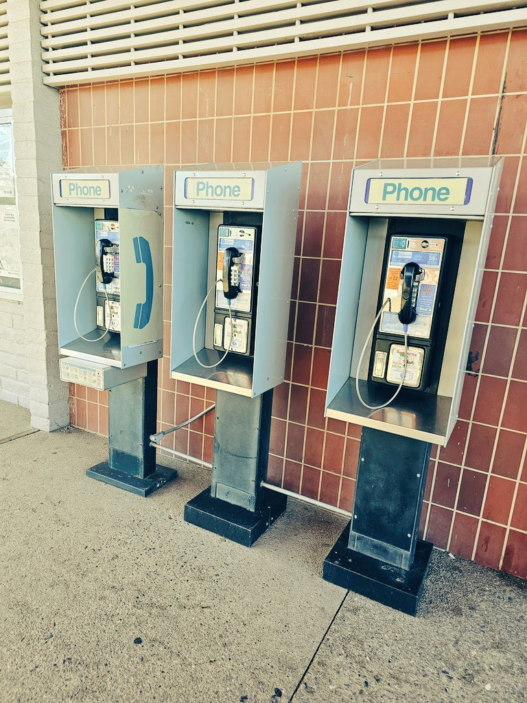 Saw these communication devices of yesteryear all hangin out and a sadness came over me.