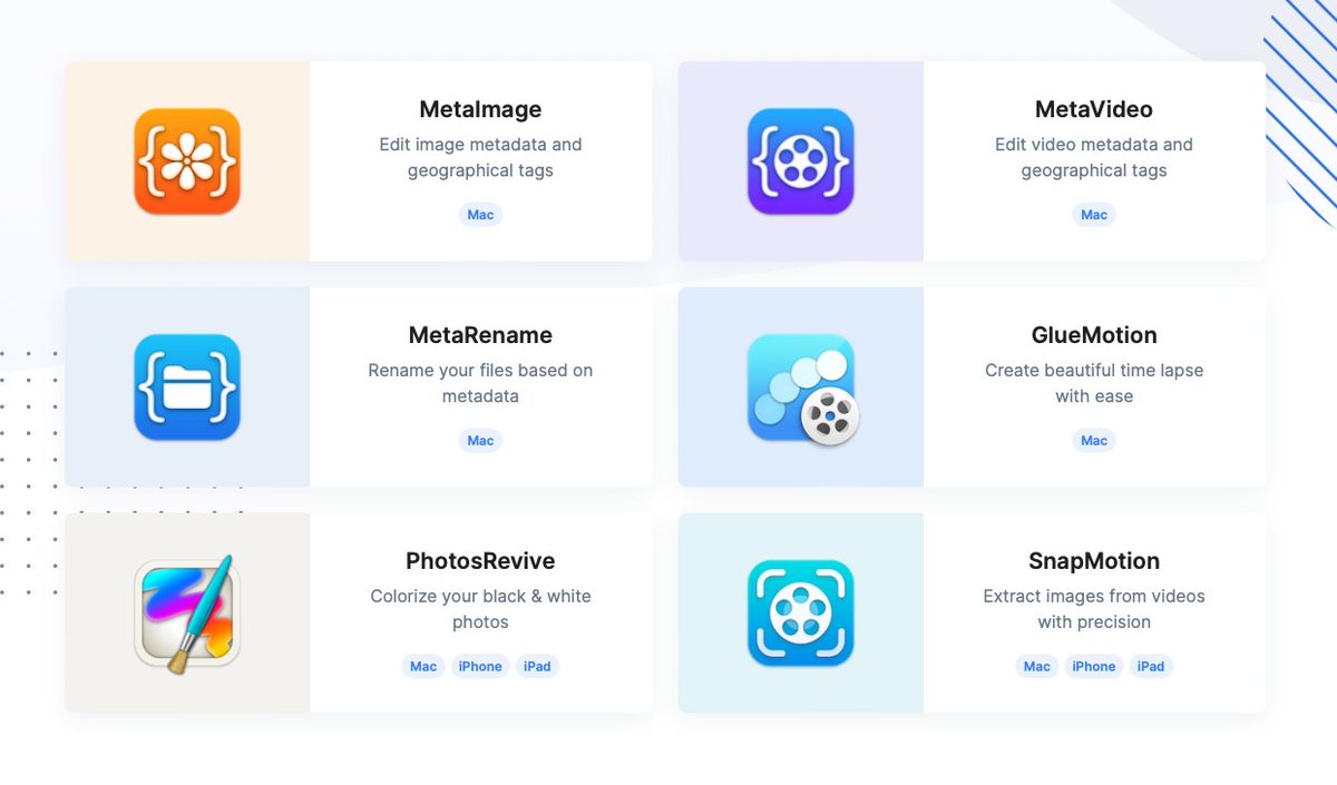 NeededAppsCom's tweet photo. MetaImage will soon be accompanied by two new tools: MetaVideo and MetaRename. https://t.co/PnYUNWagqz