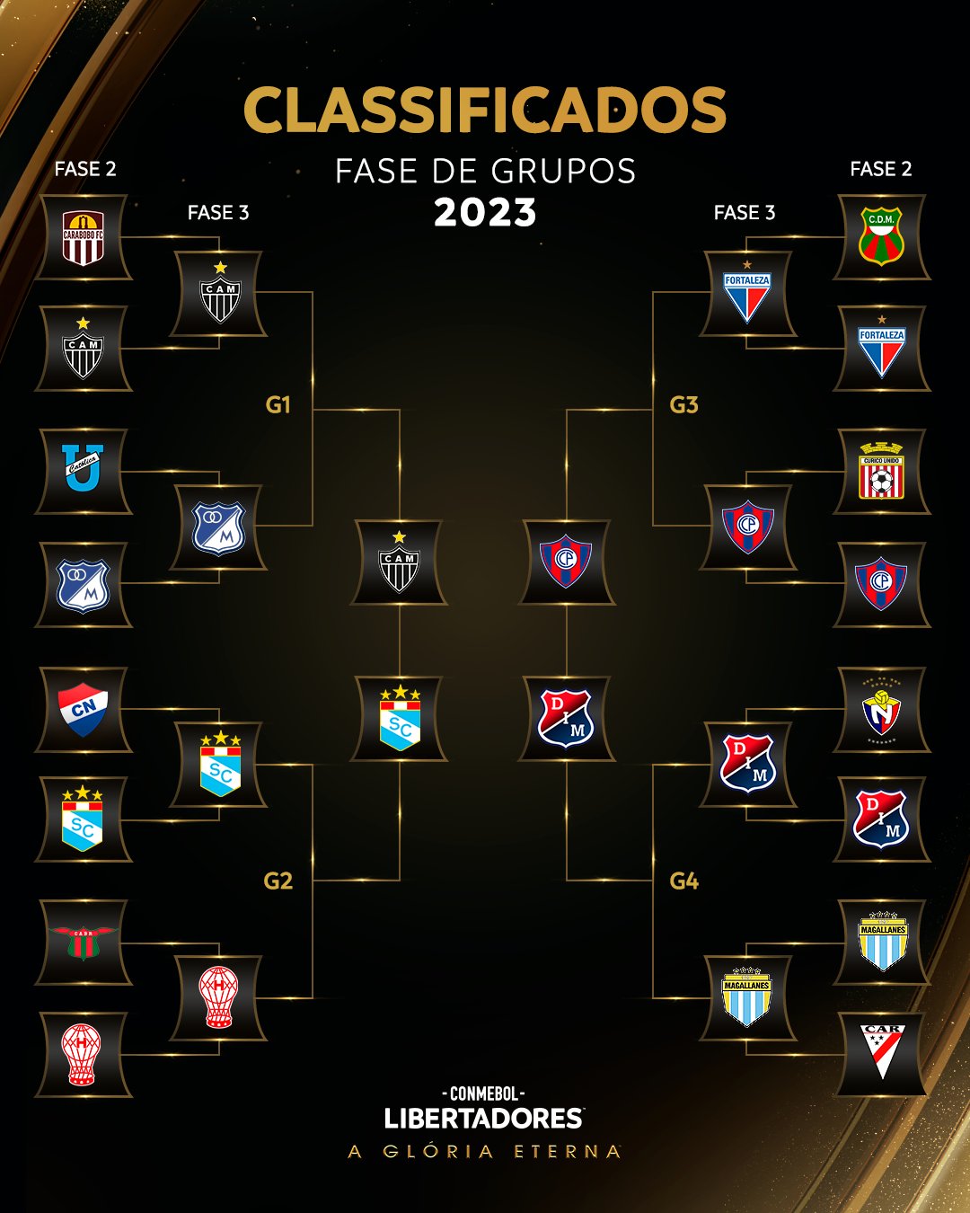 🔥🏆 As 1⃣5⃣ finais de #Libertadores - CONMEBOL Libertadores