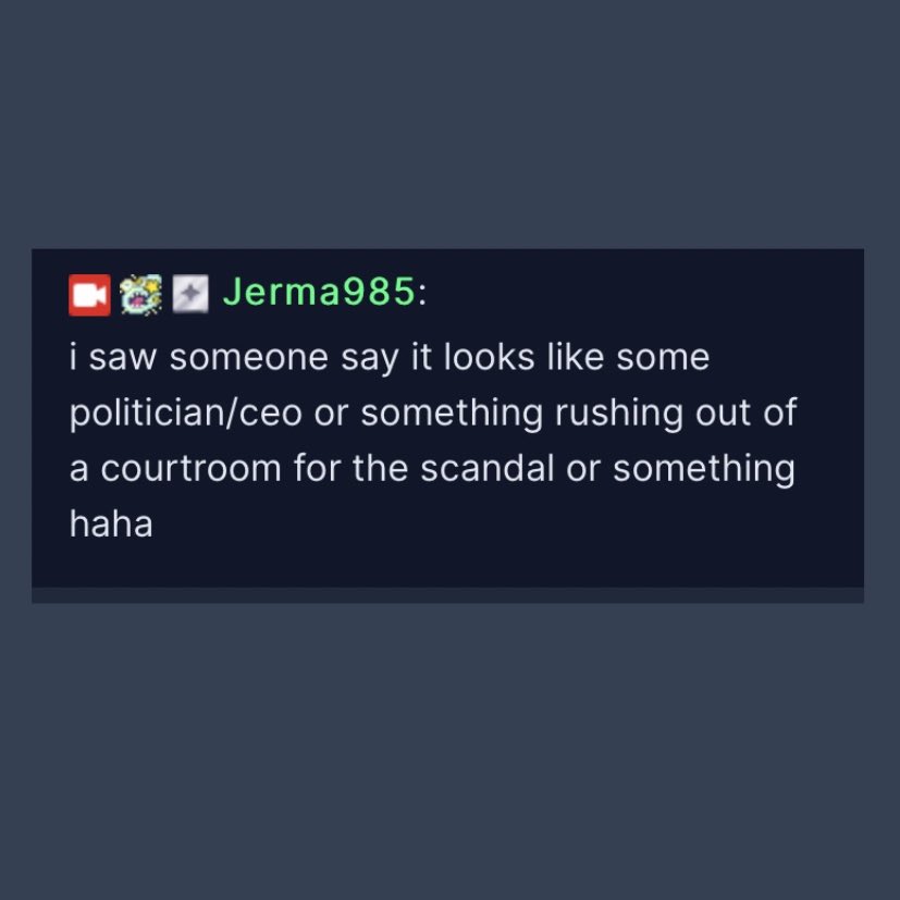 sweetlemondream's tweet image. jerma on THAT photo 😭😭