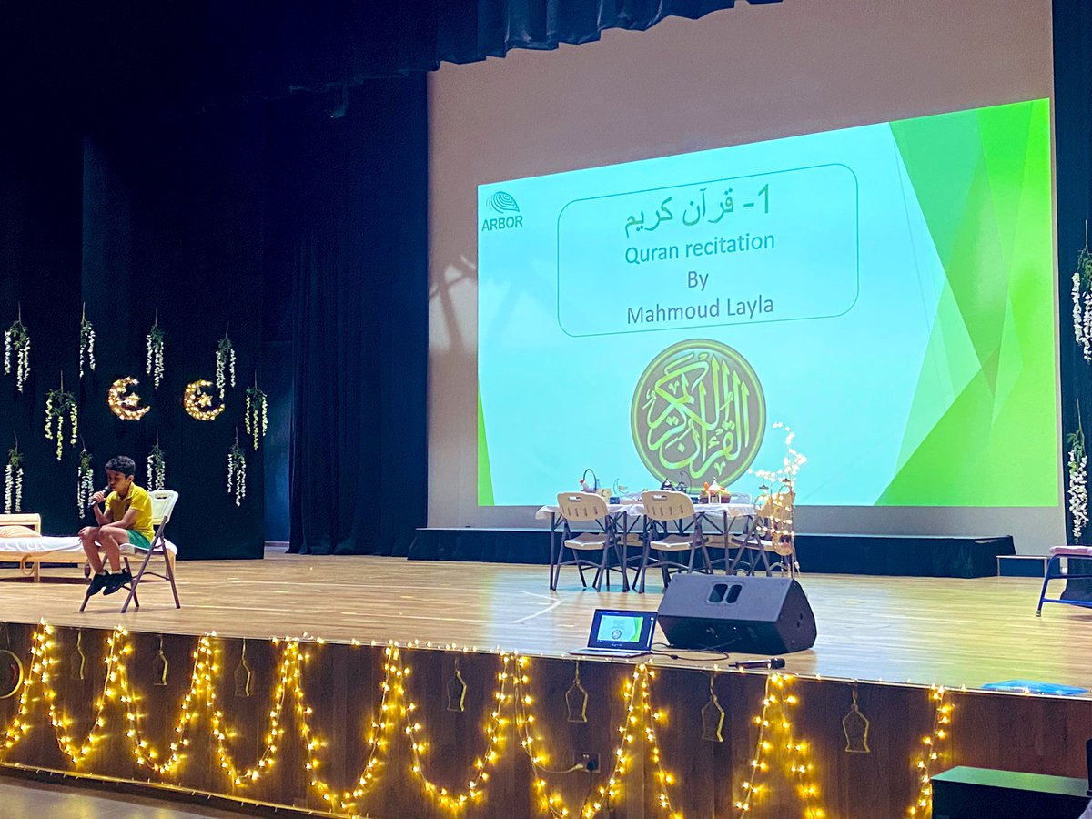ArborPrimary's tweet photo. As we think ahead to #Ramadan2023🌙 this continues today with our Key Stage 2 @ArborDubai💚assembly, led by our team and our students to develop #culturalawareness🕌🇦🇪 and #appreciation🥰for our #hostnation🤦🏼‍♂️and #culture🧕🏽.  Well done and thank you (شكرا لك) to all involved🙏🏼🏆! https://t.co/nk9qztTWgK